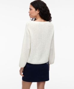 Visummi Boatneck Knit Cloud Dancer