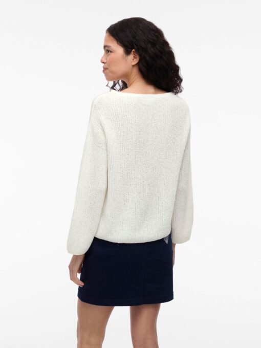 Visummi Boatneck Knit Cloud Dancer