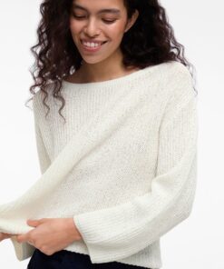Visummi Boatneck Knit Cloud Dancer