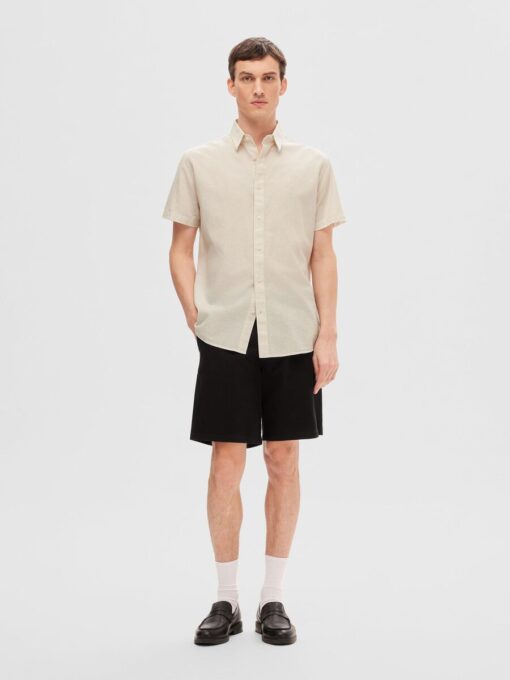 Selected Homme Regsun SS Shirt Pure Cashmere