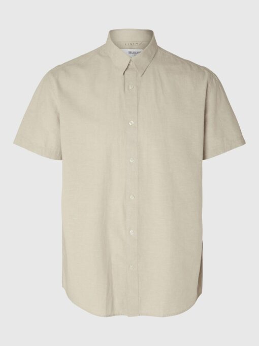 Selected Homme Regsun SS Shirt Pure Cashmere