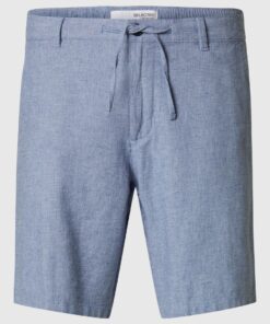 Selected Homme Brody Linen Shorts Cashmere Blue