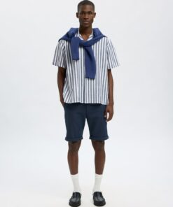 Selected Homme Slim-Luton Shorts Dark Sapphire
