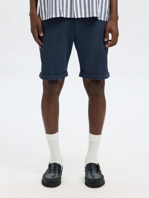 Selected Homme Slim-Luton Shorts Dark Sapphire