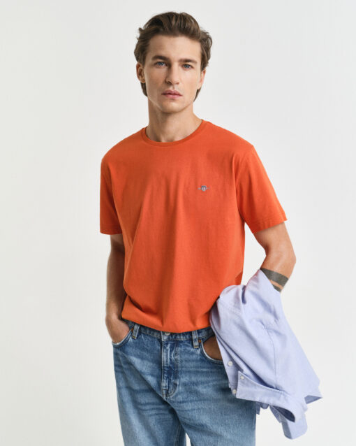 Gant Shield SS T-shirt Deep Orange