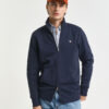 Gant Reg Shield Full Zip Sweatshirt Evening Blue
