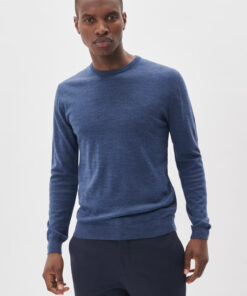 Matinique Margrate Merino Pullover Vintage Blue