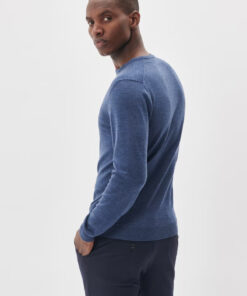 Matinique Margrate Merino Pullover Vintage Blue