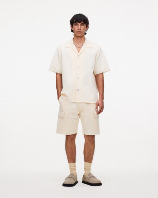 OAS Ecru Mitty Canvas Shorts