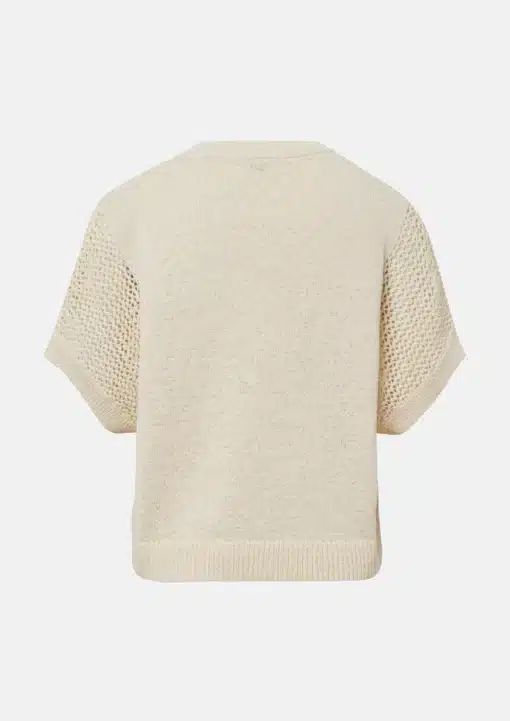 Comma, Knitted Pullover Beige