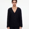 OAS Net Cardigan Nero