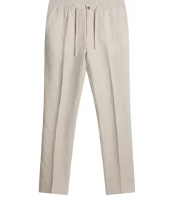 J.Lindeberg Soren Drape Linen Pants Moonbeam