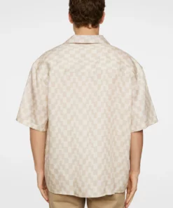 J.Lindeberg Ellis Stack Bridge Print Shirt Moonbeam