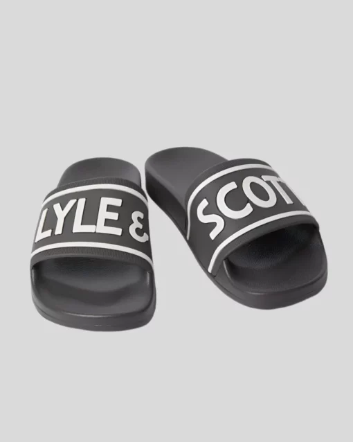 Lyle & Scott Slider Jet Black