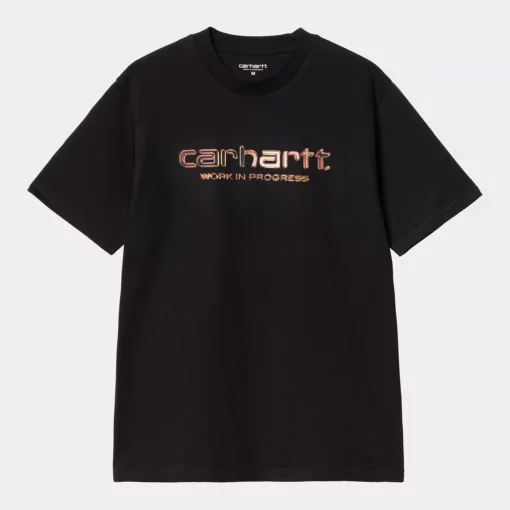 Carhartt WIP S7S Solar Chrome Script T-shirt Black