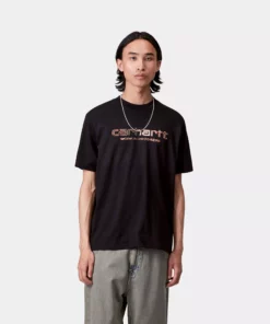Carhartt WIP S7S Solar Chrome Script T-shirt Black