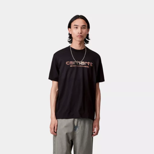 Carhartt WIP S7S Solar Chrome Script T-shirt Black