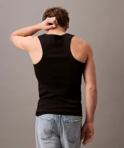 Calvin Klein Cotton Stretch Lounge Tank Top Black