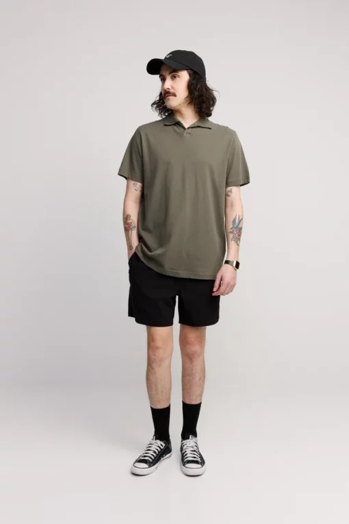 Makia Polo Shirt Dusty Olive