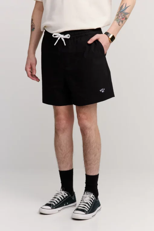 Makia Cove Hybrid Shorts Black