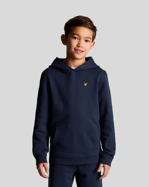 Lyle & Scott Kids Pullover Hoodie Navy