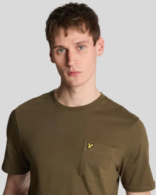 Lyle & Scott Pocket T-Shirt Cement