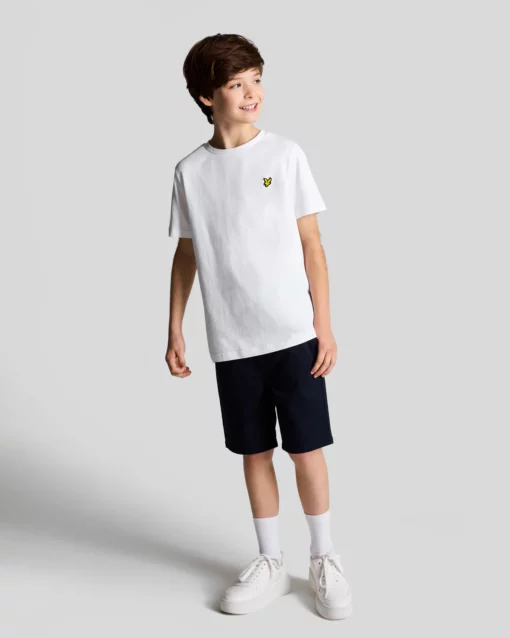 Lyle & Scott Kids Plain T-Shirt White