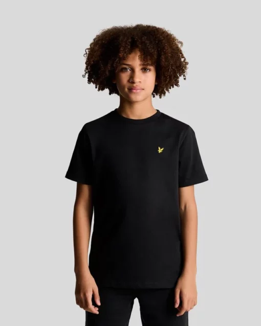 Lyle & Scott Kids Plain T-Shirt Jet Black