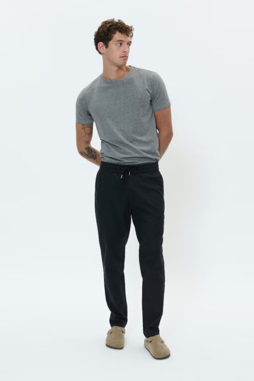Matinique MAbarton Linen Trousers Black