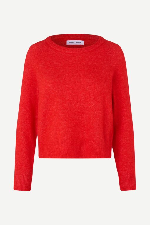 Samsøe Samsøe Nor O-neck Short Flame Scarlet