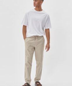 Matinique MAbarton Linen Trousers Plaza Taupe