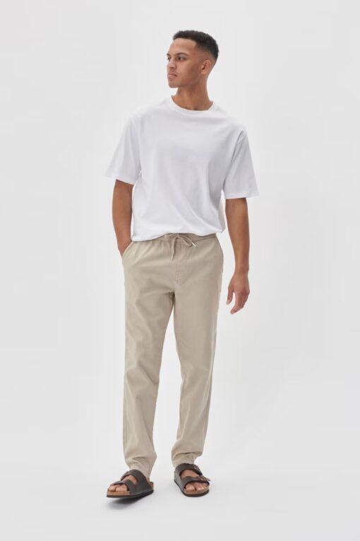 Matinique MAbarton Linen Trousers Plaza Taupe