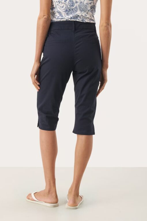 Part Two RenataPW Capri Pants Dark Navy