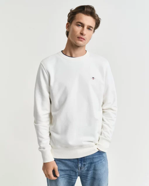 Gant Shield C-Neck Eggshell