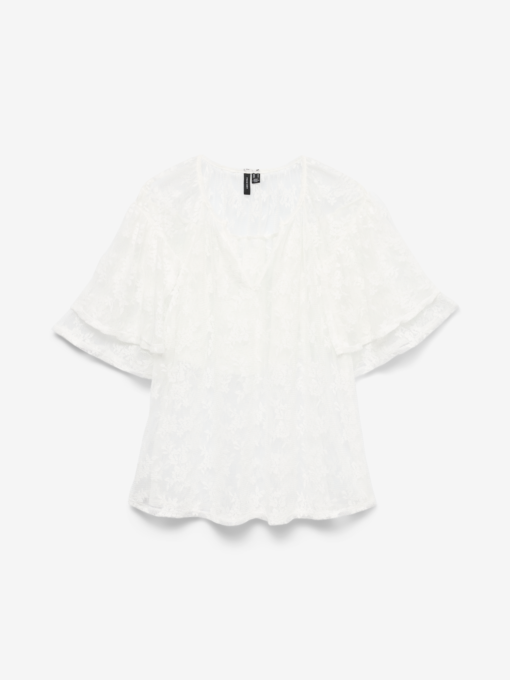 Vmceline Lace Top White