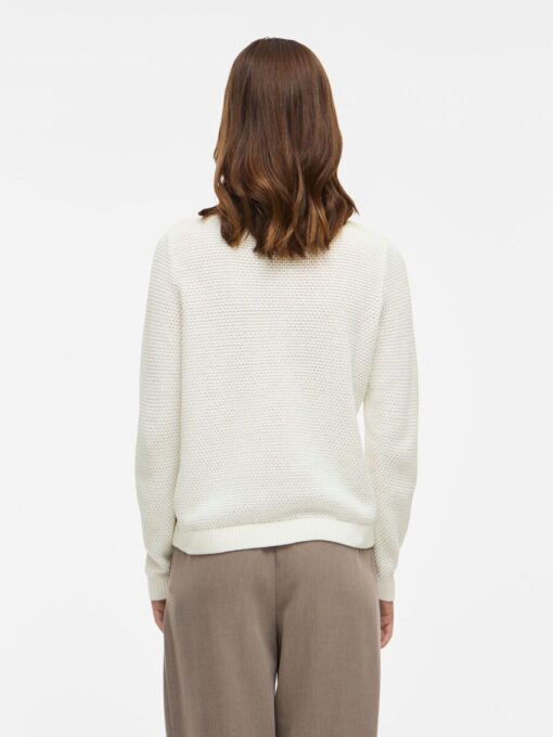 Vila Dalo O-neck Knit Cardigan White Alyssum