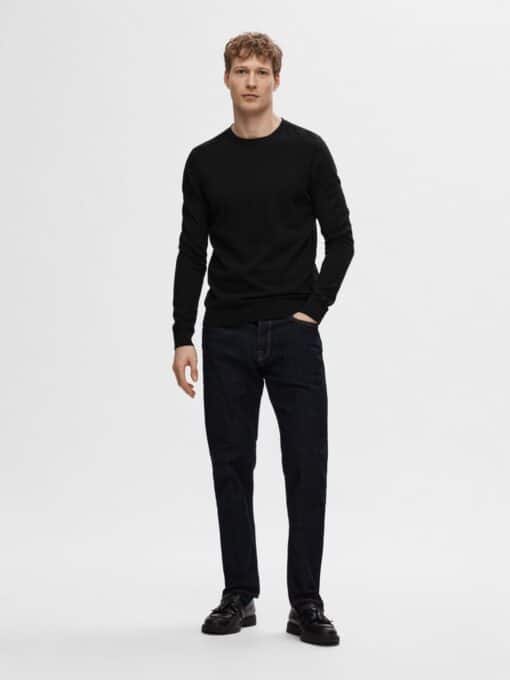 Slhberg Berg Crew Neck Black