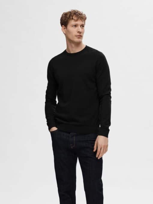 Slhberg Berg Crew Neck Black