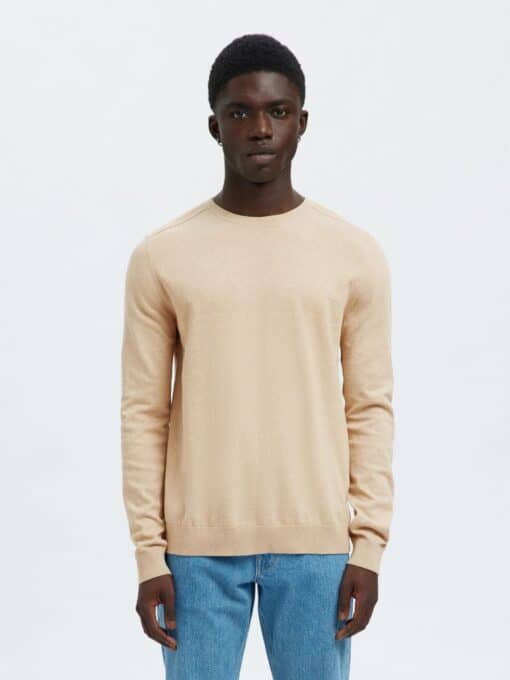 Slhberg Berg Crew Neck Oatmeal