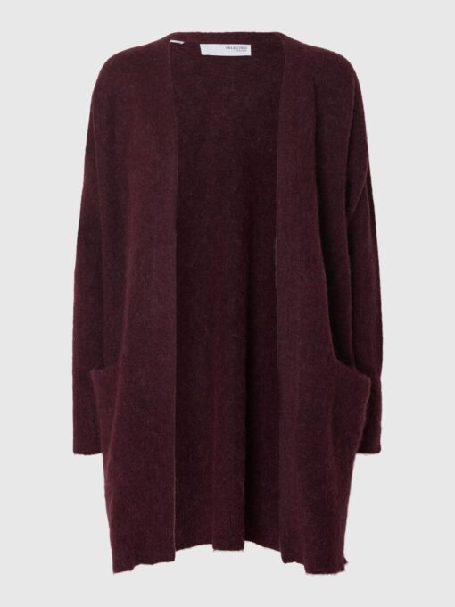 Selected Femme New Lulu Long Cardigan Fig
