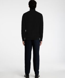 Slhdane Structure Knit Full Zip Black