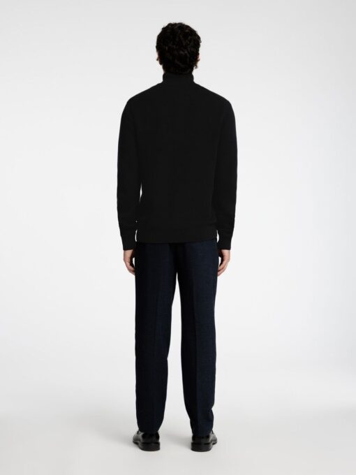 Slhdane Structure Knit Full Zip Black
