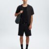 Slhreg Alex Black Denim Shorts