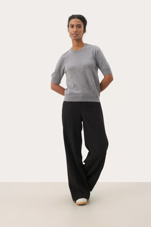 Part Two NatanyaPW Pullover Medium Grey Melange