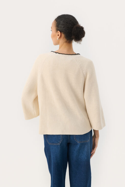Part Two Tritte Cardigan Whitecap Gray