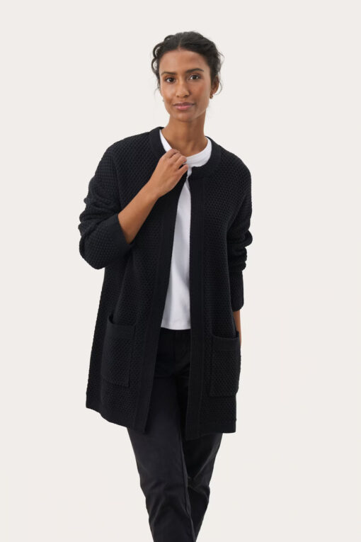 Part Two NiyaPW Cardigan Dark Navy
