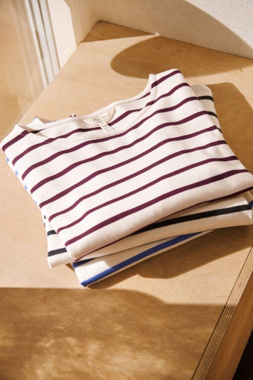 Part Two Nela T-shirt Tawny Port Stripe