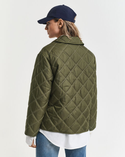 Gant Woman Quilted Moss Green
