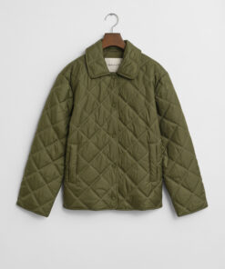 Gant Woman Quilted Moss Green