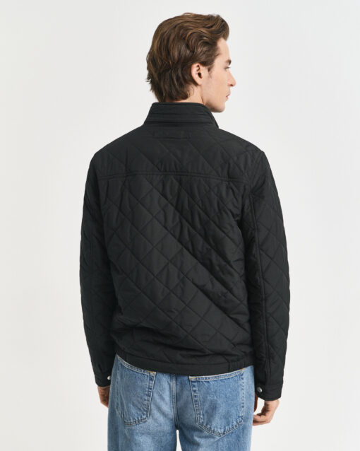Gant Quilted Windcheater Jacket Black